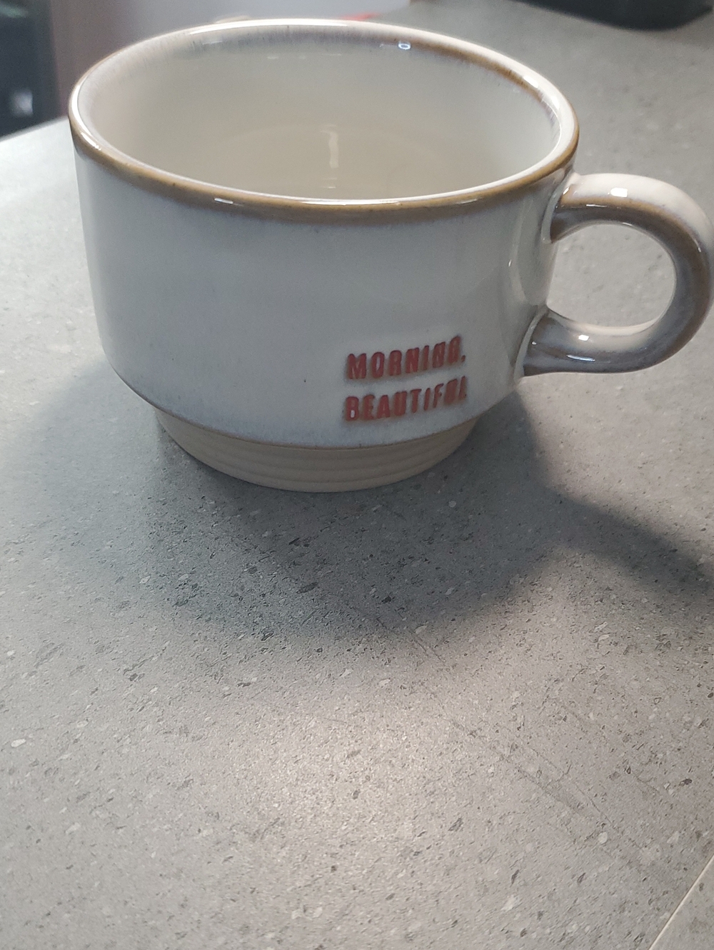 Hearth & Hand 'Morning, Beautiful' Short Mug